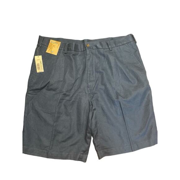 Caribbean Shorts Mens 40 Linen Cotton Blue Pockets - Picture 6 of 6